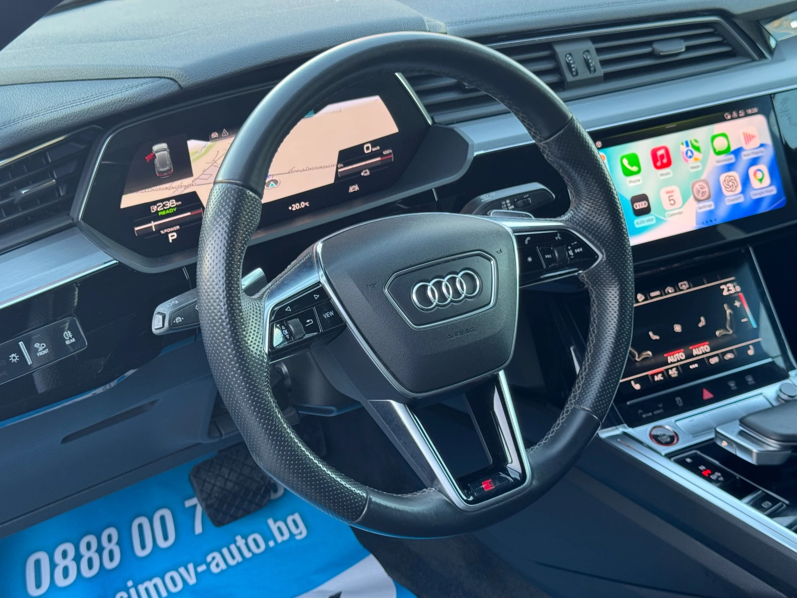 Audi E-Tron S 503��. SPORTBACK S-LINE PLUS APPLE CAR PLAY ���� | Mobile.bg � ����������� 11
