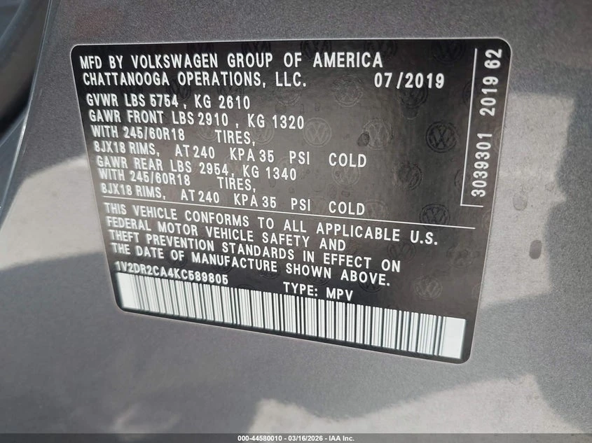 VW Atlas 3.6l Volkswagen 3.6L V6 Se | Mobile.bg � ����������� 9