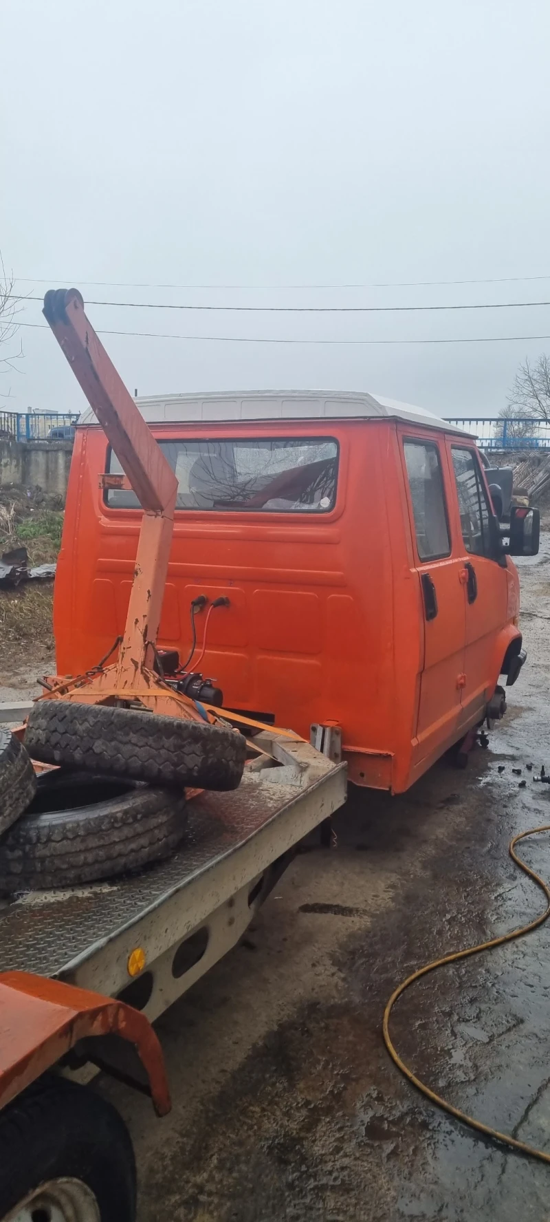 Fiat Ducato 2.5 td хидравлична платформа, снимка 3 - Бусове и автобуси - 47620304