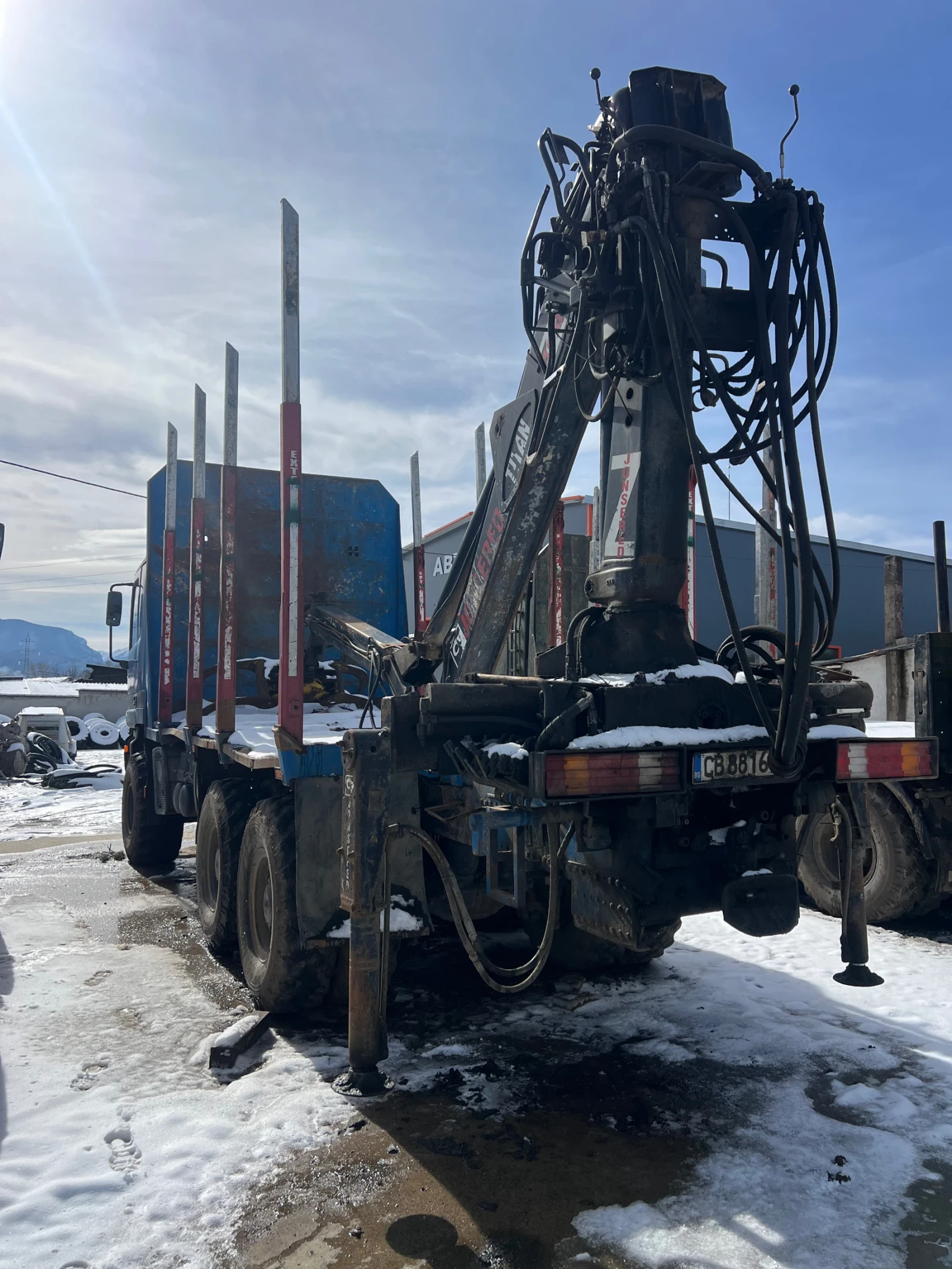 Mercedes-Benz 3344 6x6  z кран - изображение 4