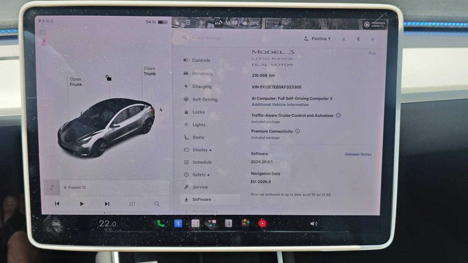Tesla Model 3 Long Range Dual Motor, снимка 15 - Автомобили и джипове - 55234416