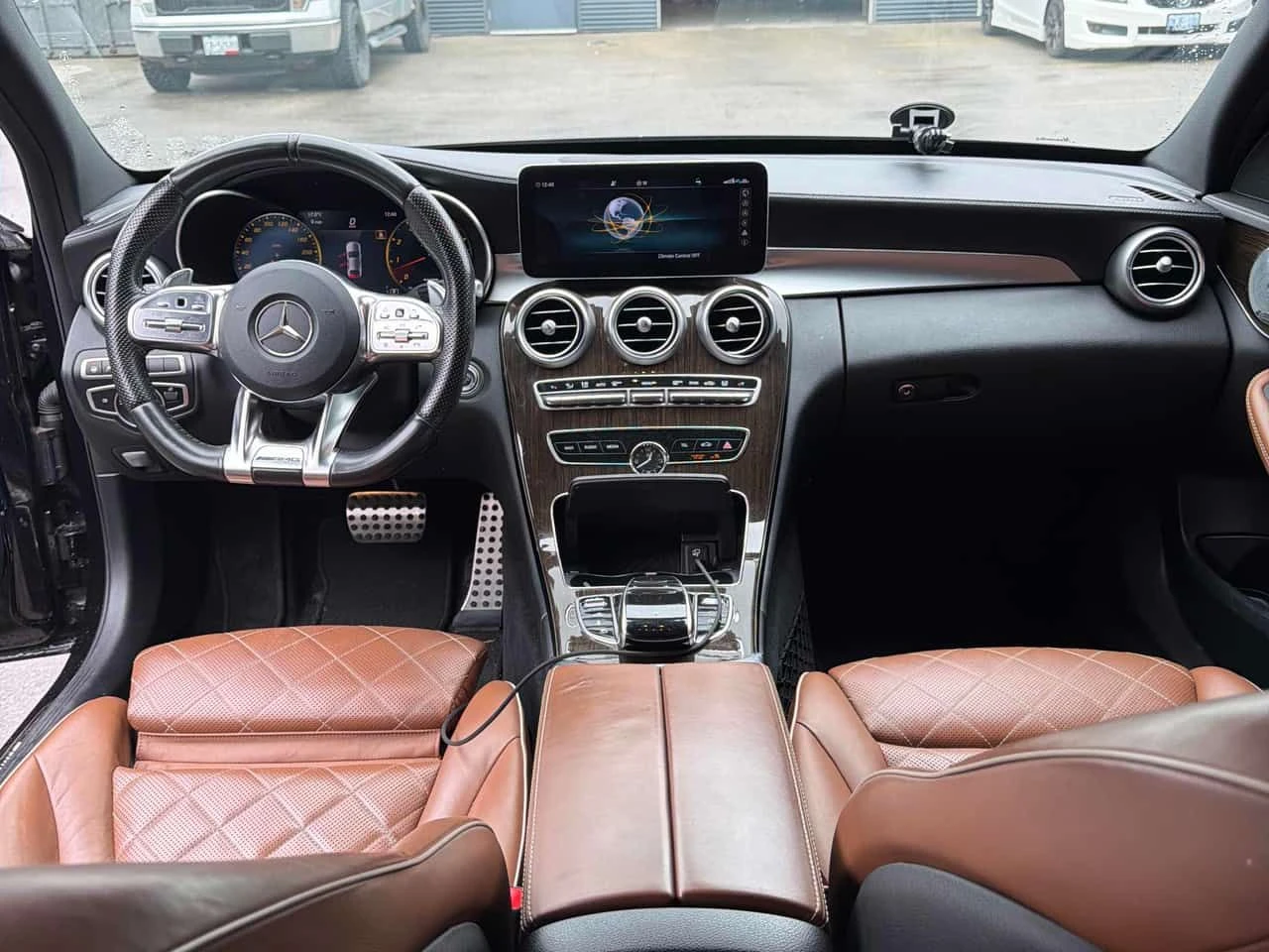 Mercedes-Benz C 43 AMG BURMESTER/ПАНОРАМА/ДИСТРОНИК/360 КАМЕРИ, снимка 9 - Автомобили и джипове - 55251735