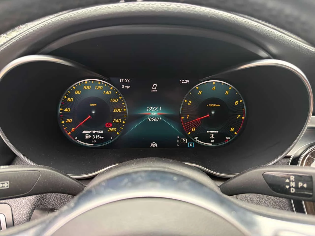Mercedes-Benz C 43 AMG BURMESTER/ПАНОРАМА/ДИСТРОНИК/360 КАМЕРИ, снимка 8 - Автомобили и джипове - 55251735