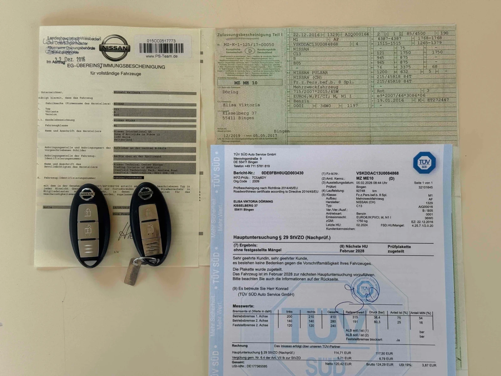 Nissan Pulsar 1.2TCe, EURO 6B! * 96 000км* Full Extra! KTEO!, снимка 15 - Автомобили и джипове - 55418732