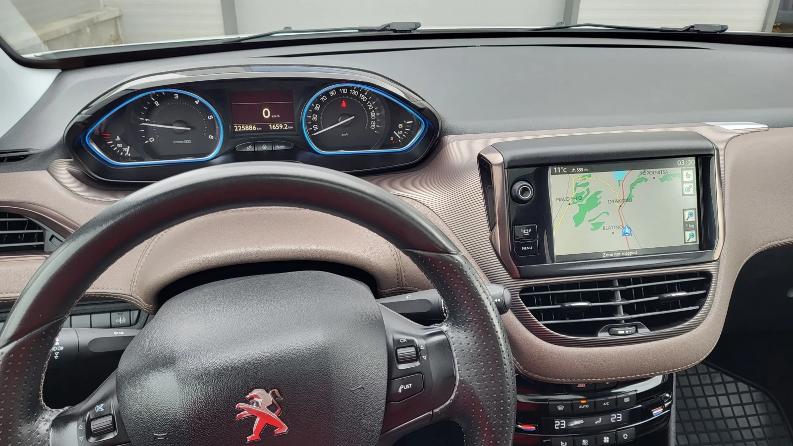 Peugeot 2008 1.6E-HDI-115 ALLURE* PANORAMA* KOJA* JBL | Mobile.bg   12