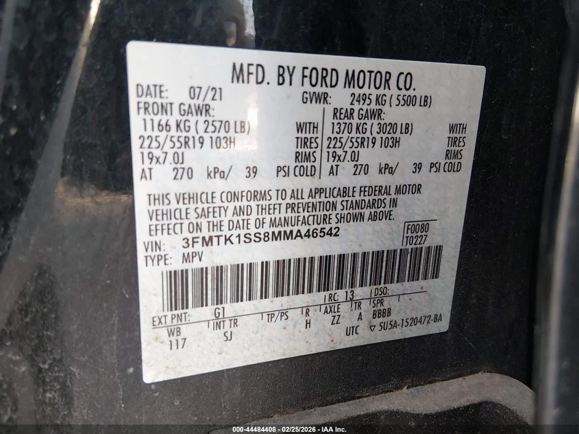 Ford Mustang Mach-E Select AWD, снимка 9 - Автомобили и джипове - 54185349