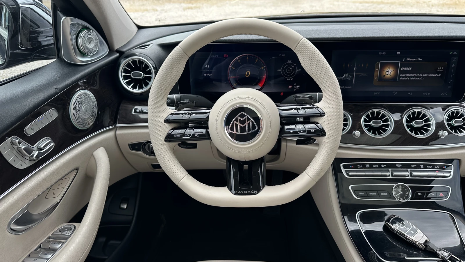 Mercedes-Benz E 350 MAYBACH| FULL| BURMESTER| ПАНОРАМА| ТОП СЪСТОЯНИЕ , снимка 10 - Автомобили и джипове - 54884090