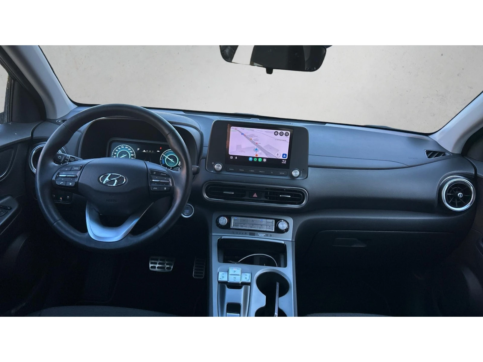 Hyundai Kona Facelift, ТЕРМОПОМПА, Месечна вноска от 199  , снимка 11 - Автомобили и джипове - 53823993