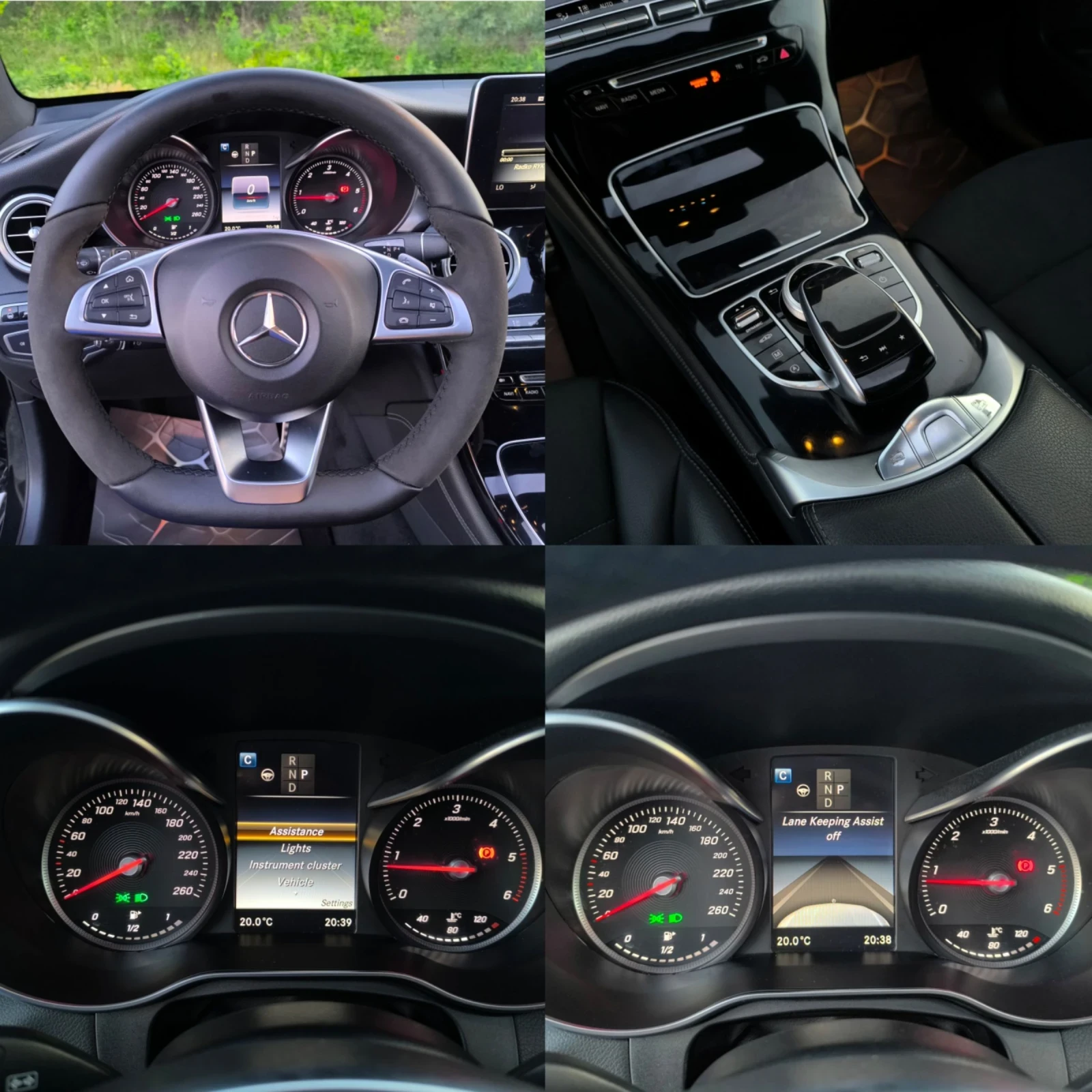 Mercedes-Benz GLC 250 D AMG LINE ПАНОРАМА 4-MATIC 9G FULL, снимка 15 - Автомобили и джипове - 54483594