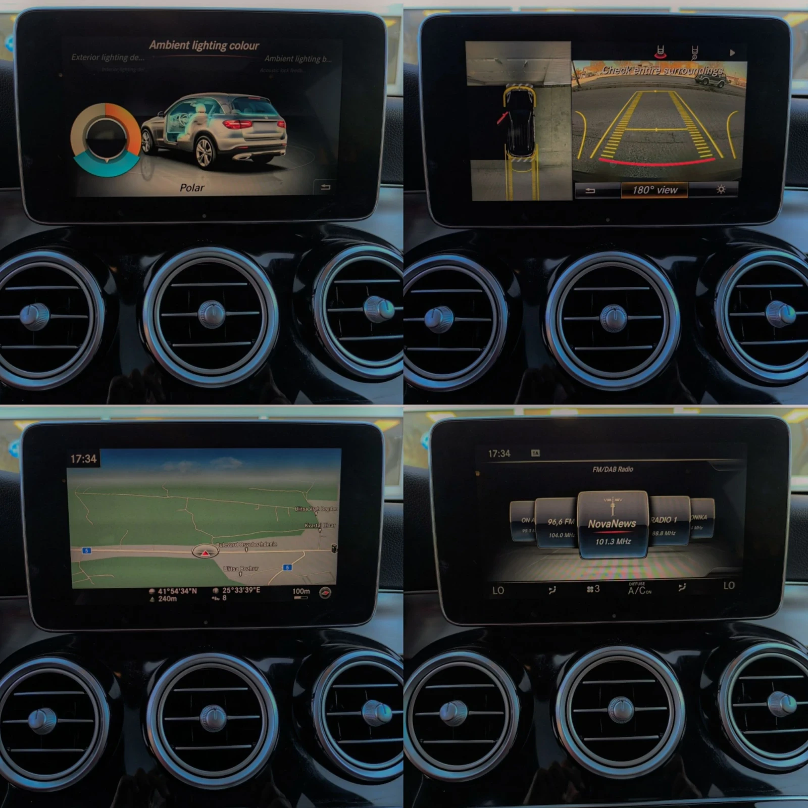 Mercedes-Benz GLC 250 D AMG LINE ПАНОРАМА 4-MATIC 9G FULL, снимка 15 - Автомобили и джипове - 54483594