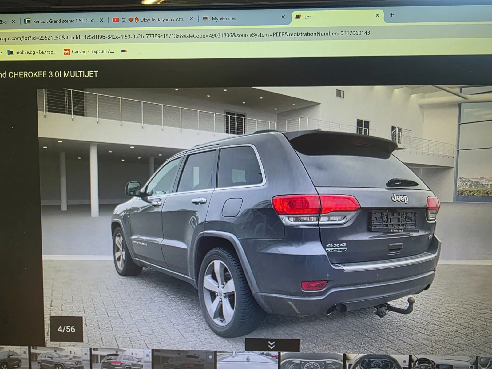 Jeep Grand cherokee 3.0. CRD OVERLAND , снимка 3 - Автомобили и джипове - 54494638