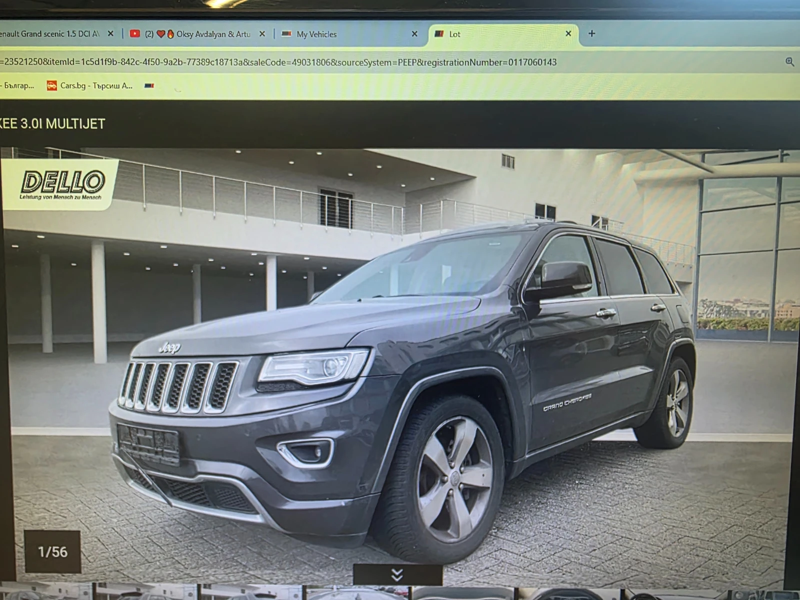 Jeep Grand cherokee 3.0. CRD OVERLAND 