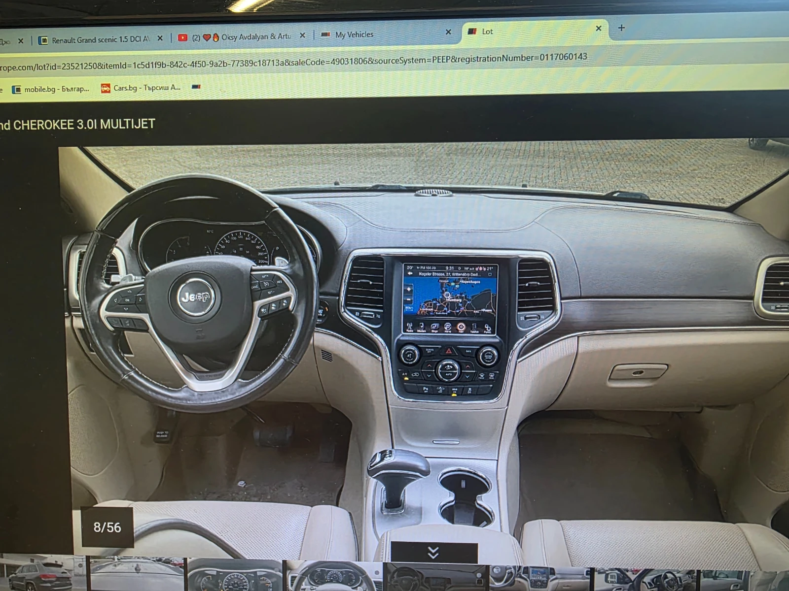 Jeep Grand cherokee 3.0. CRD OVERLAND , снимка 6 - Автомобили и джипове - 54494638