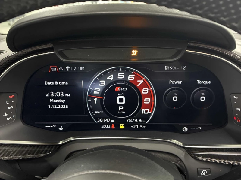 Audi R8 CARFAX* АВТОФИНАНСИРАНЕ БЕЗ ПЪРВОНАЧАЛНА ВНОСКА, снимка 8 - Автомобили и джипове - 52962555