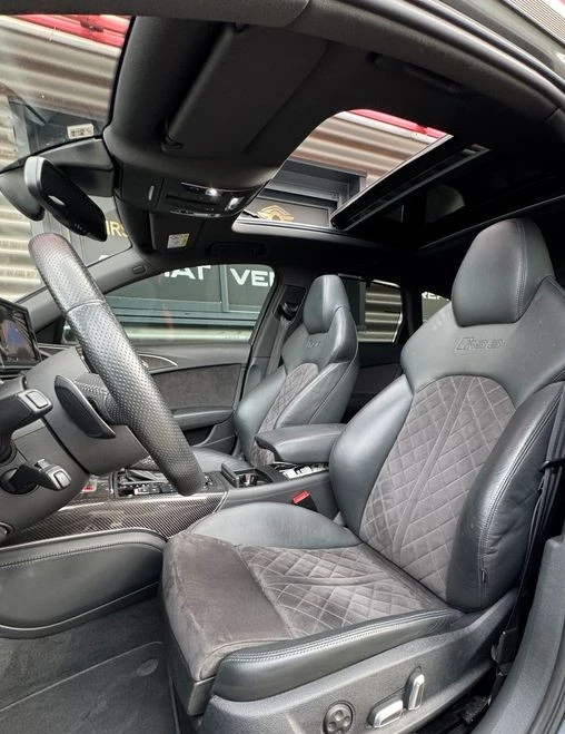 Audi Rs6 Matrix, Carbon, Alcantara, Hud, RSseat, RSexaust, снимка 12 - Автомобили и джипове - 53862907