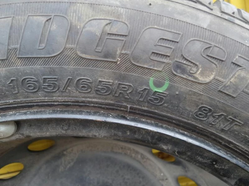 Гуми с джанти Bridgestone 165/65R15, снимка 7 - Гуми и джанти - 17721366