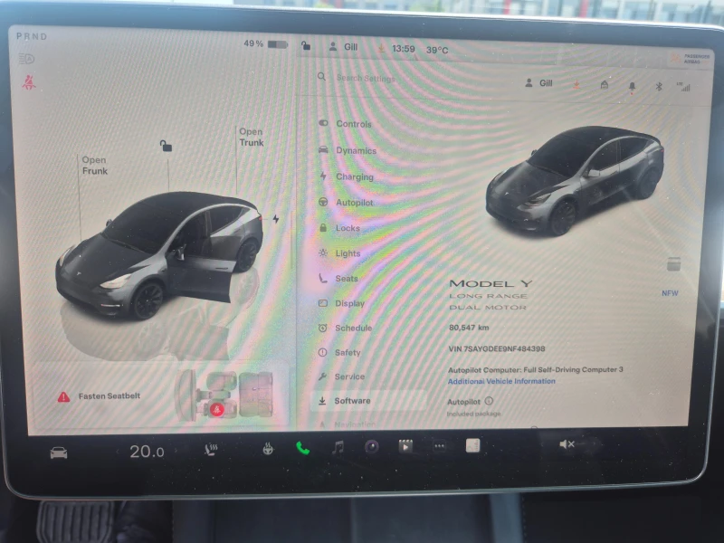 Tesla Model Y Long Range, 4x4, снимка 11 - Автомобили и джипове - 51106788