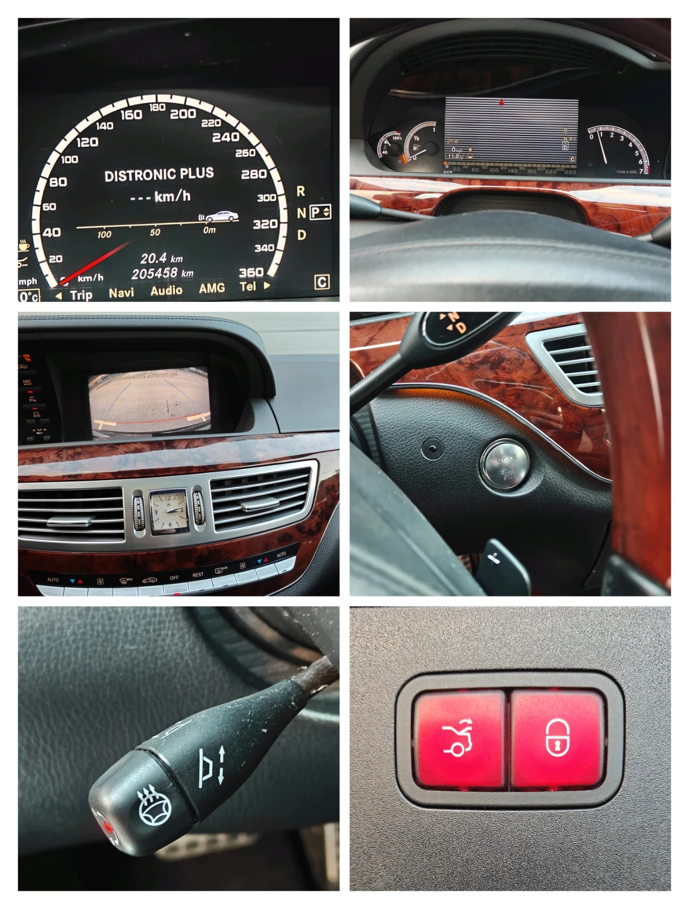 Mercedes-Benz S 500 AMG* FULL MAX * САМО НА ЗАДНО | Mobile.bg — изображение 14