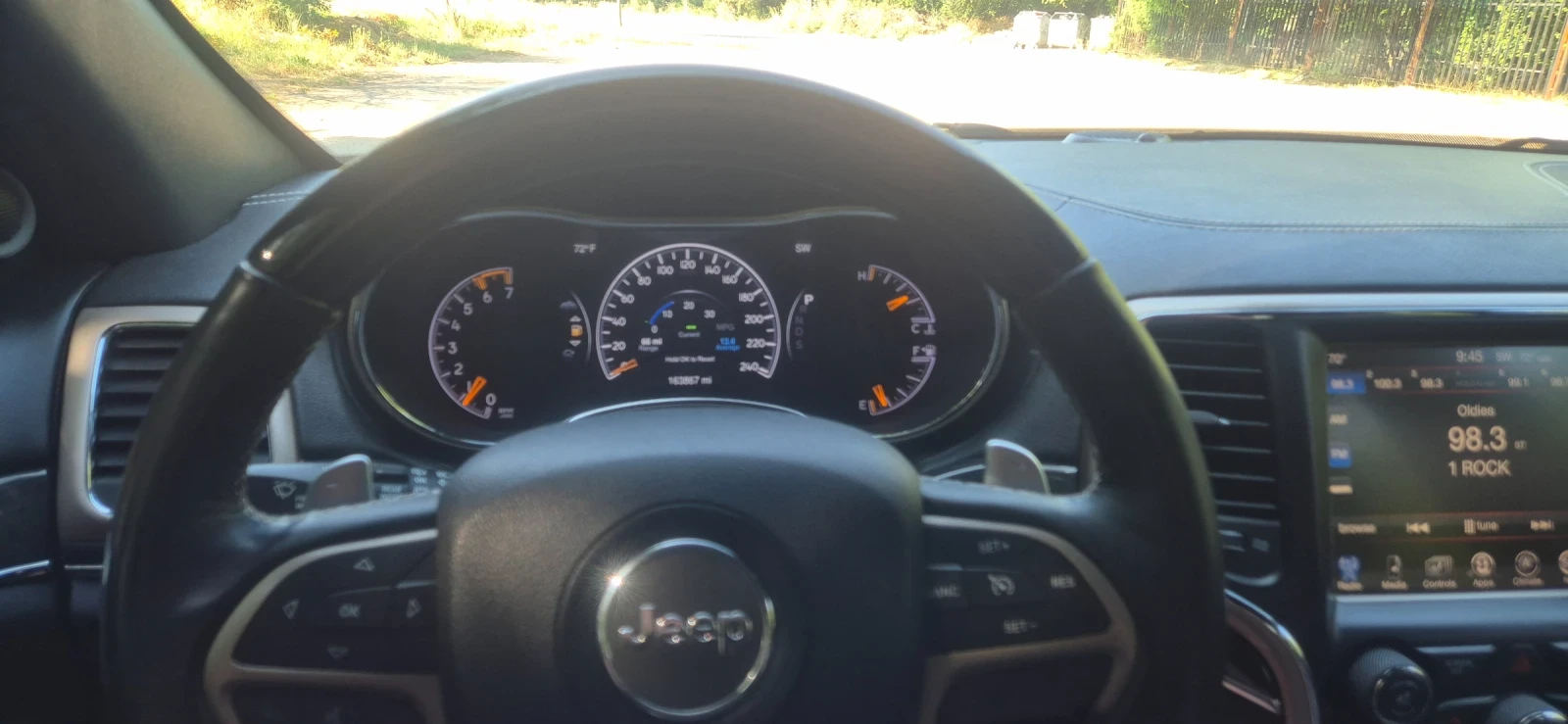 Jeep Grand cherokee 5.7/overland /gaz/top, снимка 14 - Автомобили и джипове - 55593477