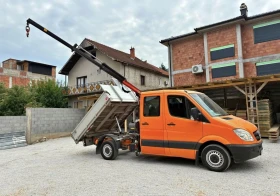 Mercedes-Benz Sprinter 316 Самосвал с Кран , снимка 1