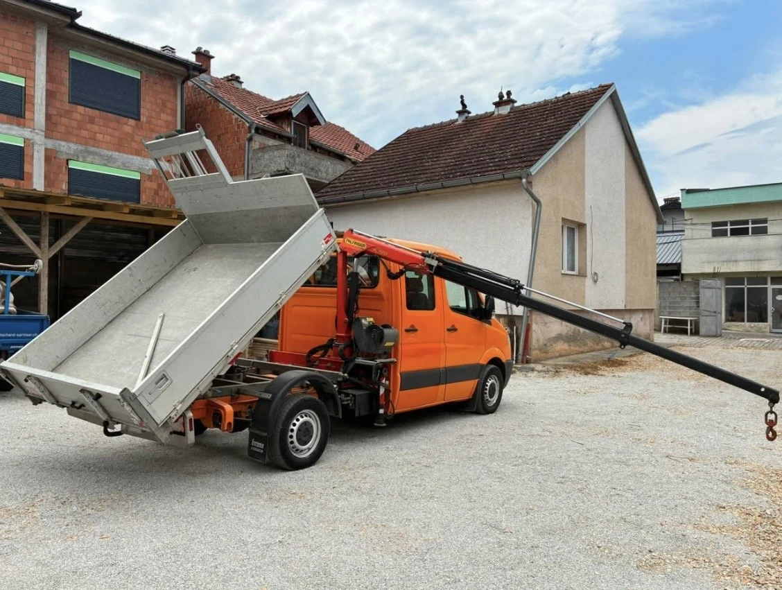 Mercedes-Benz Sprinter 316 Самосвал с Кран , снимка 5 - Бусове и автобуси - 55781324