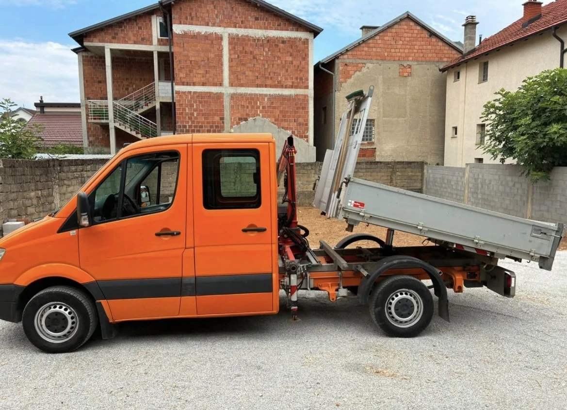 Mercedes-Benz Sprinter 316 Самосвал с Кран , снимка 9 - Бусове и автобуси - 55781324