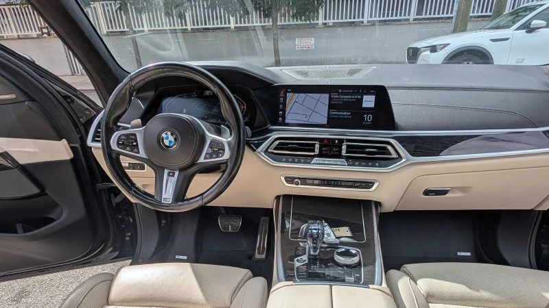 BMW X7 M Sport Line* White Merino Leather, снимка 9 - Автомобили и джипове - 52159693