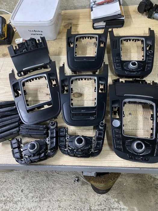 Конзола Mmi за Audi A5 A4 S5 S4 start stop buton бутон Esp пепелник