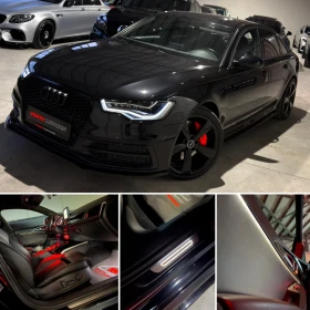 Audi A6 3.0BiTDI 313ps/ S6 /FULL LED/ 3xTV/ ALL BLACK/ , снимка 16