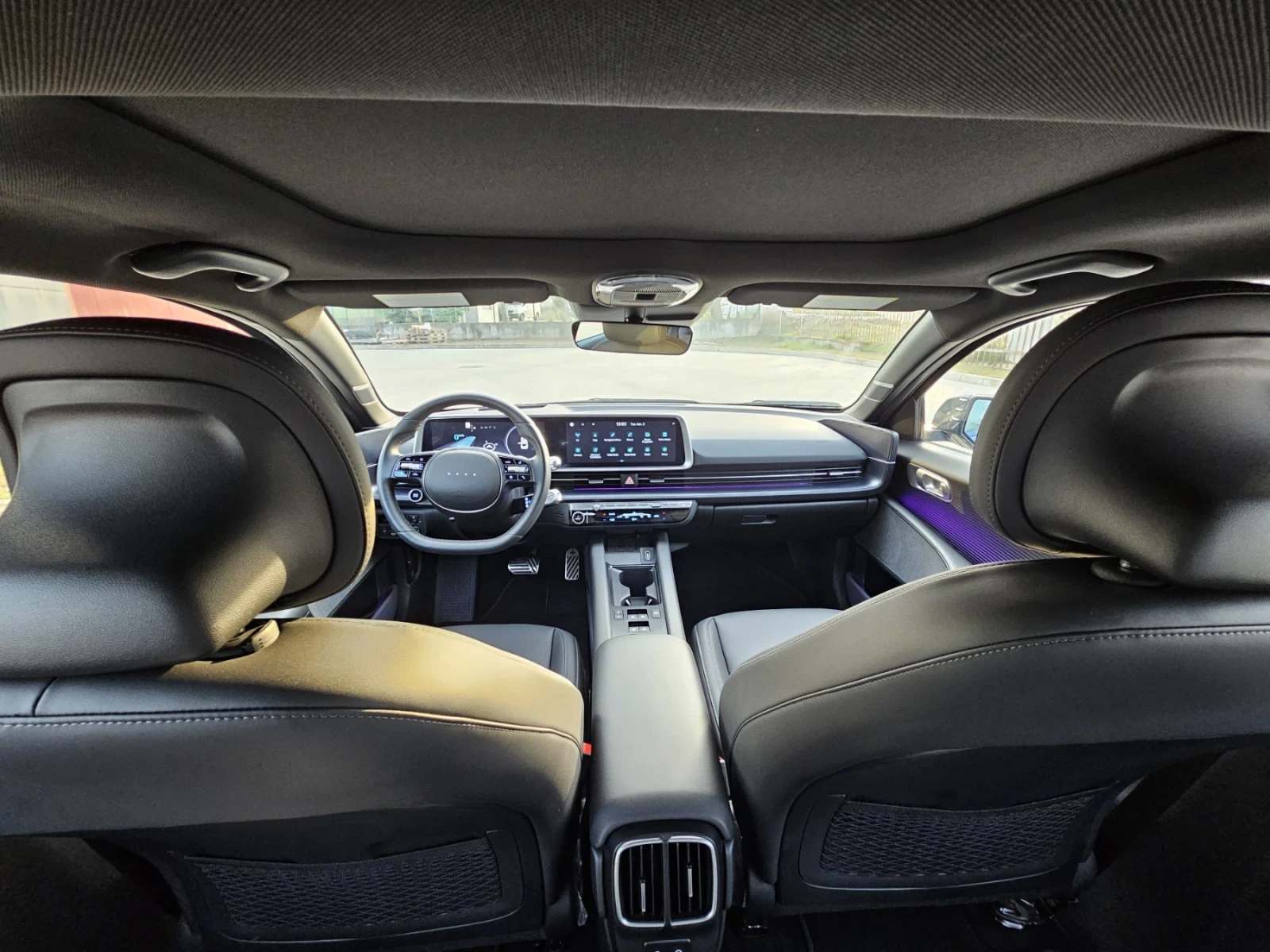 Hyundai Ioniq 6 AWD/Ultimate /FULL/2400км/КАТО НОВ/Heat pump/ - изображение 8