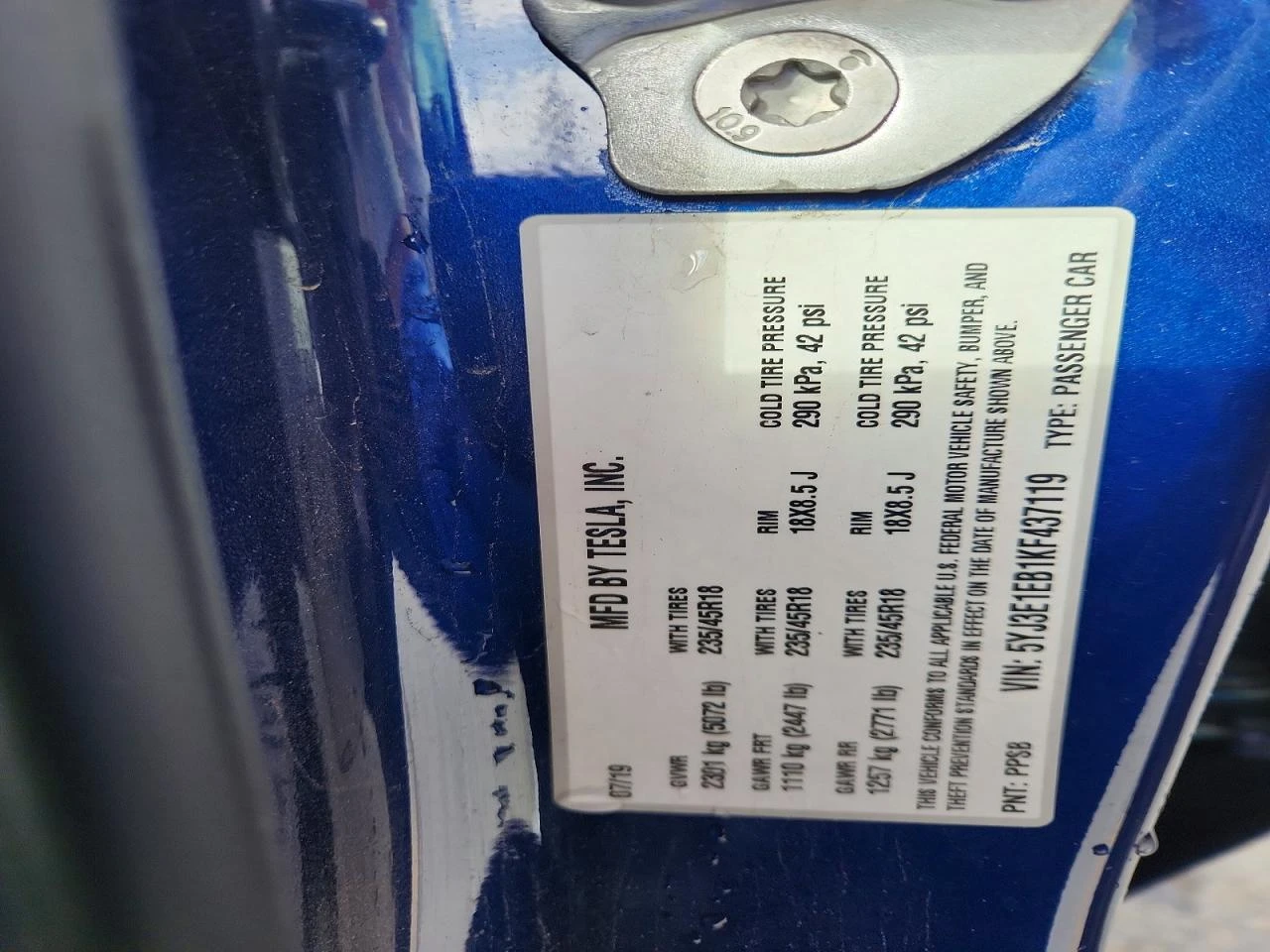 Tesla Model 3, снимка 12 - Автомобили и джипове - 54624005