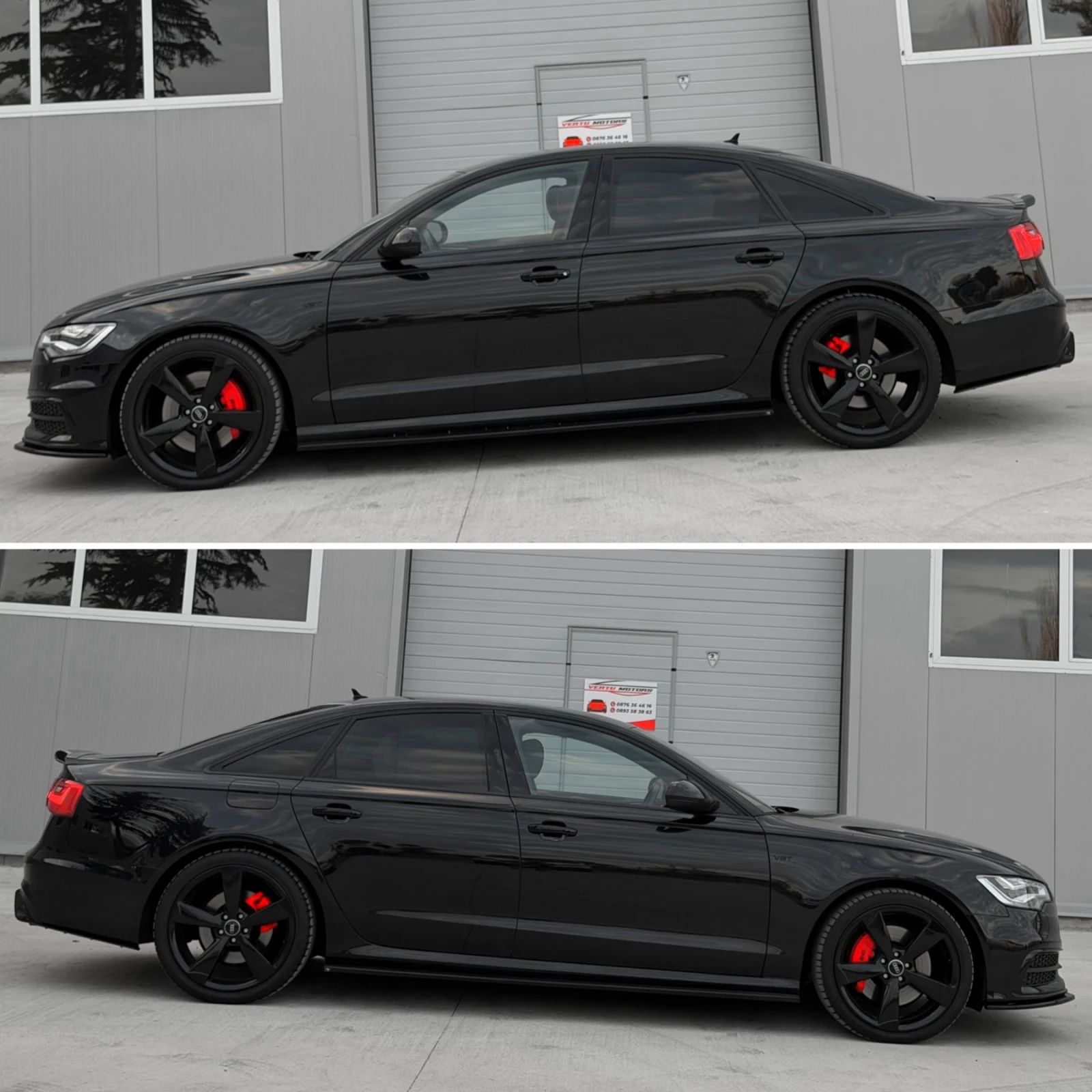 Audi A6 3.0BiTDI 313ps/ S6 /FULL LED/ 3xTV/ ALL BLACK/ , снимка 7 - Автомобили и джипове - 55710603