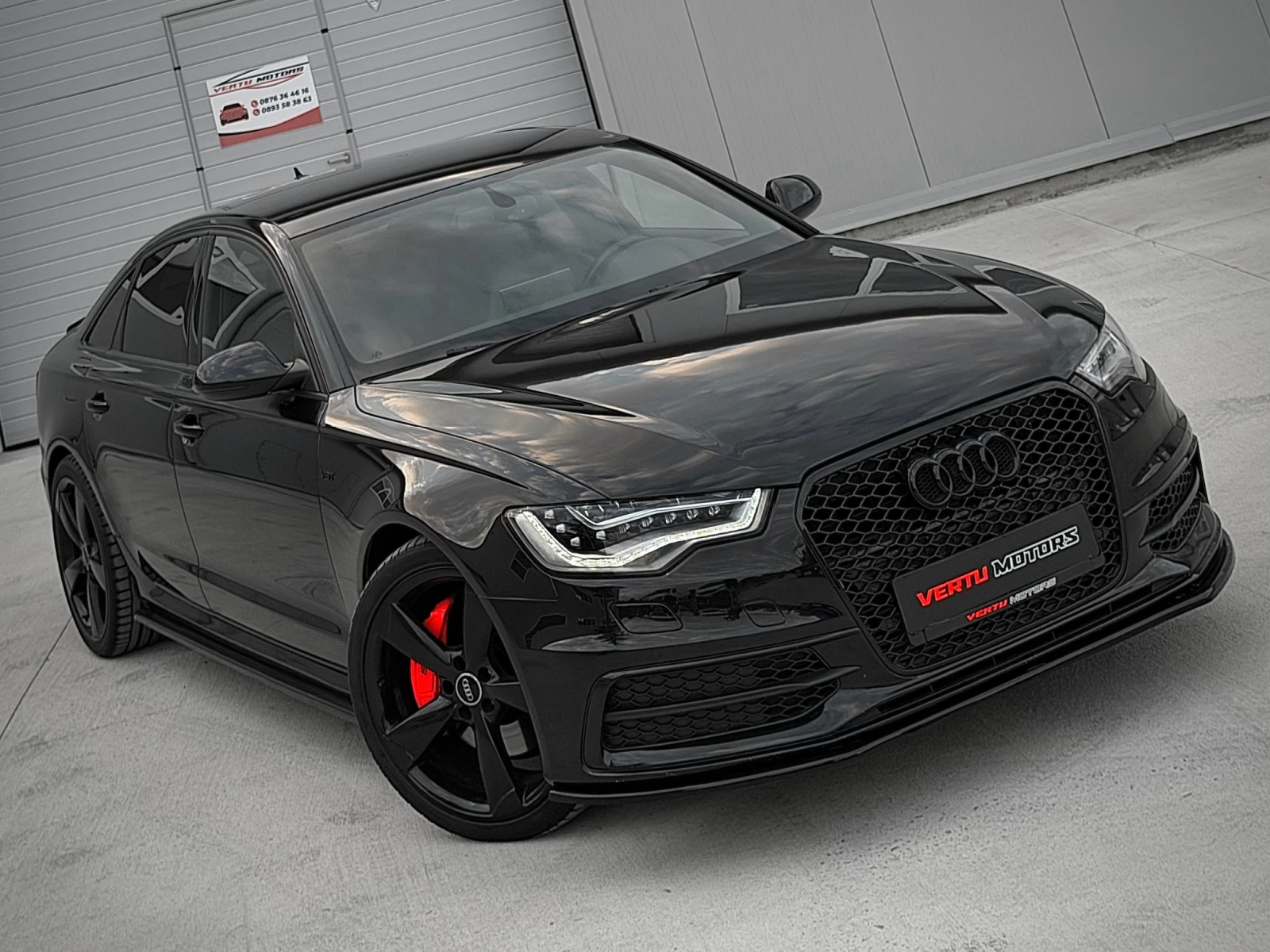 Audi A6 3.0BiTDI 313ps/ S6 /FULL LED/ 3xTV/ ALL BLACK/ , снимка 4 - Автомобили и джипове - 55710603