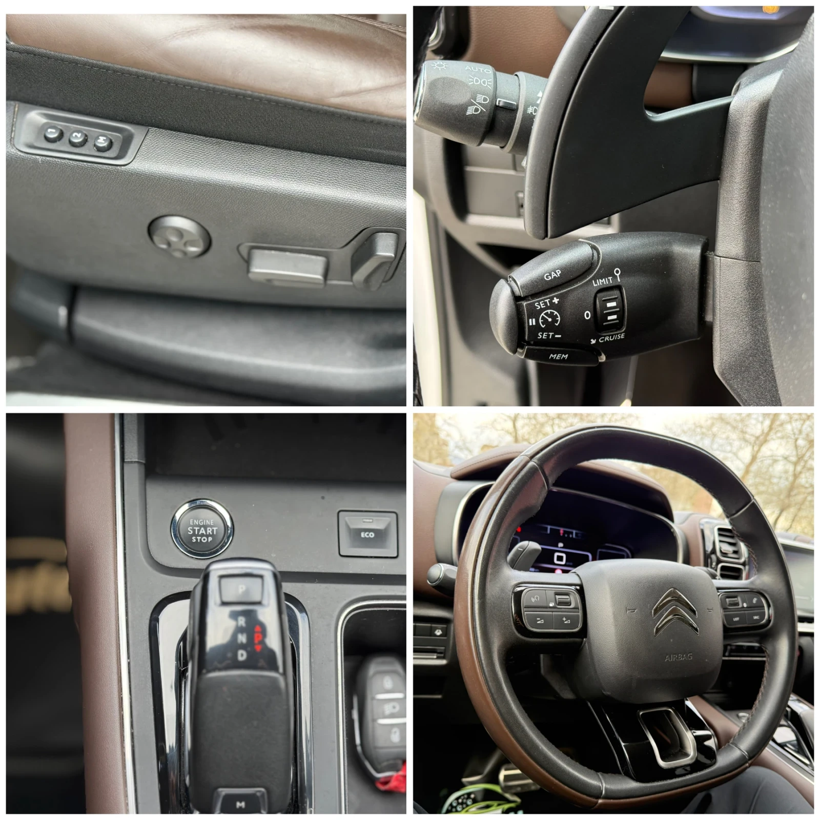 Citroen C5 Aircross М.ТОЧКА* LineAss* KeyLess* КАМЕРА* ПОДГРЕВ* FULL, снимка 16 - Автомобили и джипове - 54154276