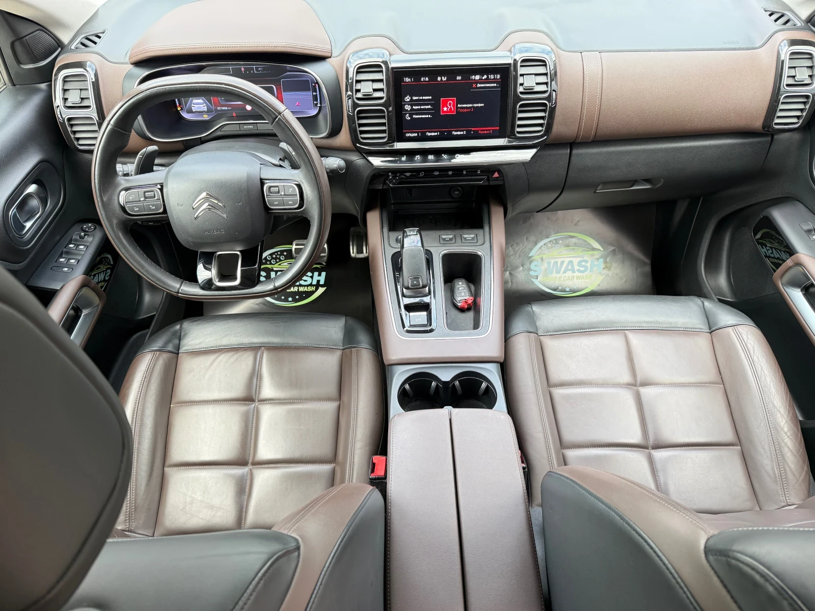 Citroen C5 Aircross М.ТОЧКА* LineAss* KeyLess* КАМЕРА* ПОДГРЕВ* FULL, снимка 12 - Автомобили и джипове - 54154276