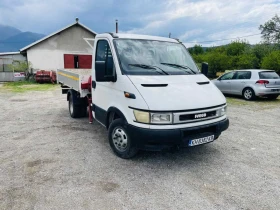 Обява за продажба на Iveco 35c13 2.8td-ТРИСТРАНЕН САМОСВАЛ С КРАН ~25 900 лв. - изображение 1