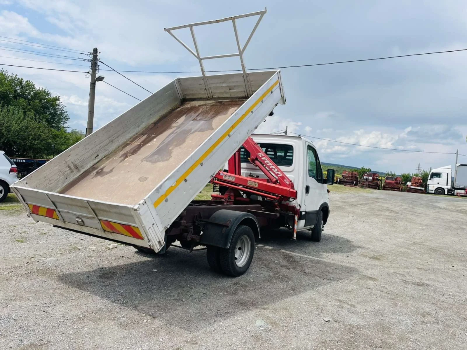 Iveco 35c13 2.8td-ТРИСТРАНЕН САМОСВАЛ С КРАН - изображение 6
