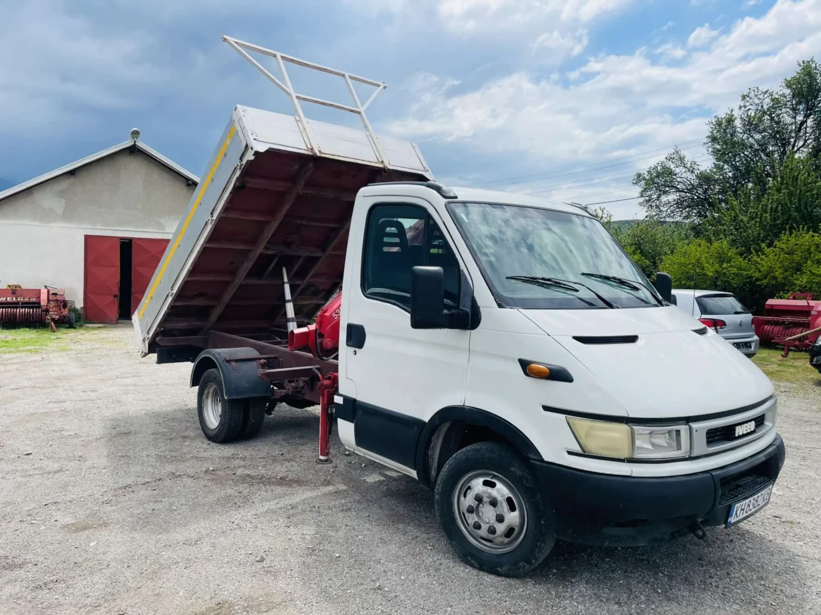 Iveco 35c13 2.8td-ТРИСТРАНЕН САМОСВАЛ С КРАН - изображение 5