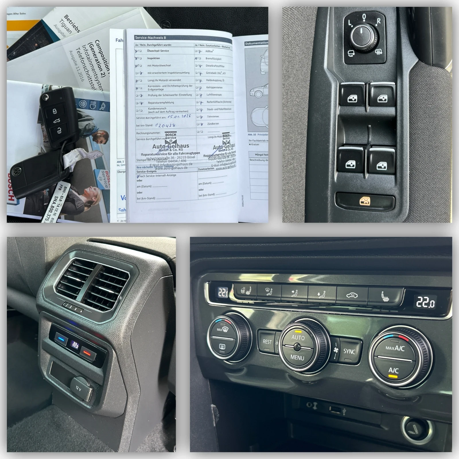 VW Tiguan 1.4TSI/Пълна сервизна история/123 000км/Подгрев, снимка 14 - Автомобили и джипове - 55211933