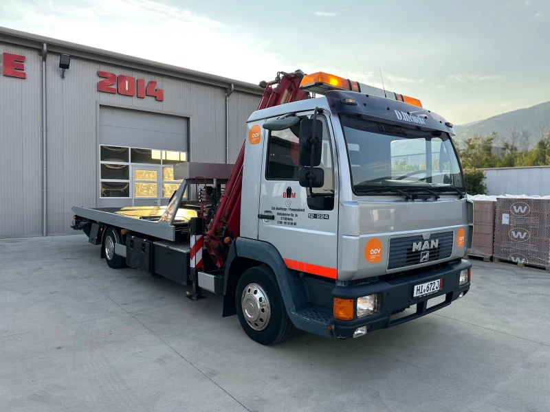 Man 12.224 ПАЯК!КРАН!ПЛАТФОРМА!ТОП!, снимка 5 - Камиони - 50954709