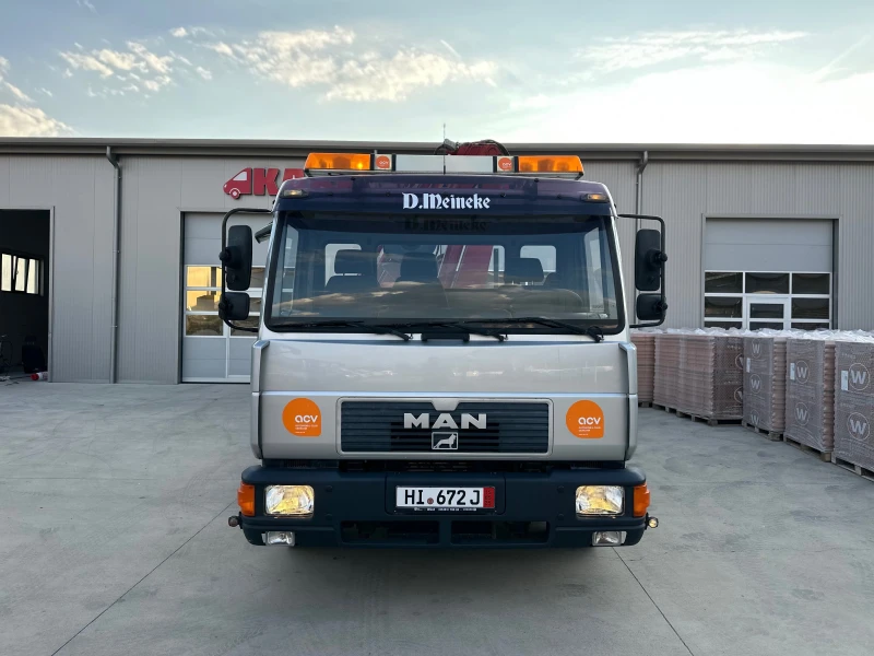 Man 12.224 ПАЯК!КРАН!ПЛАТФОРМА!ТОП!, снимка 4 - Камиони - 50954709