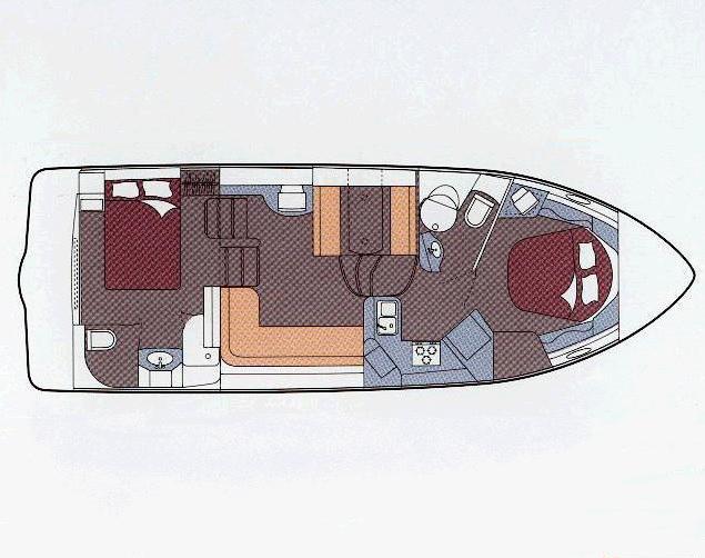 Моторна яхта Maxum 740к.с, 13м., снимка 2 - Воден транспорт - 44488043