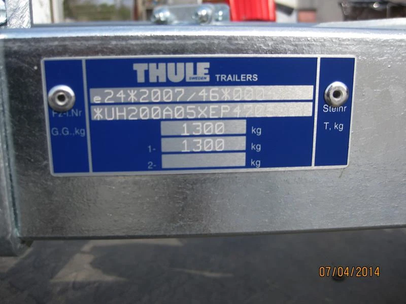 За автомобил Thule BRENDERUP 1300, снимка 10 - Ремаркета - 7188813