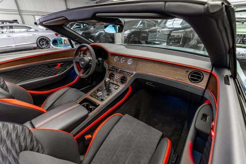 Bentley Continental gt GTC V8 HYBRID/CERAMIC/MULLINER/FIRST ED/BLACKLINE, снимка 15 - Автомобили и джипове - 51581001