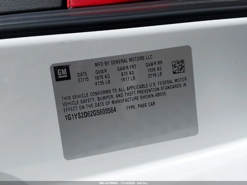 Chevrolet Corvette Z06 2LZ 6.2L V8 650кс, снимка 9 - Автомобили и джипове - 53297709