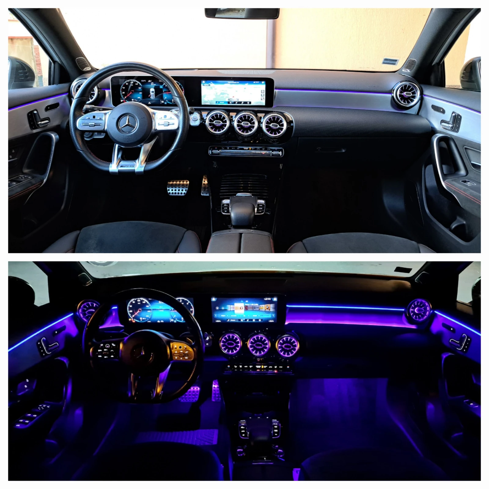 Mercedes-Benz A 200 AMG LINE* 2.0d* 150кс* ALCANTARA* 360 KAMERA* 8G, снимка 10 - Автомобили и джипове - 54694963