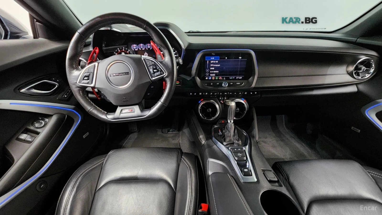 Chevrolet Camaro SS* 6.2* V8* BOSE* ПОДГРЕВ* ОБДУХВАНЕ* ХЕДЪП* , снимка 5 - Автомобили и джипове - 55749569