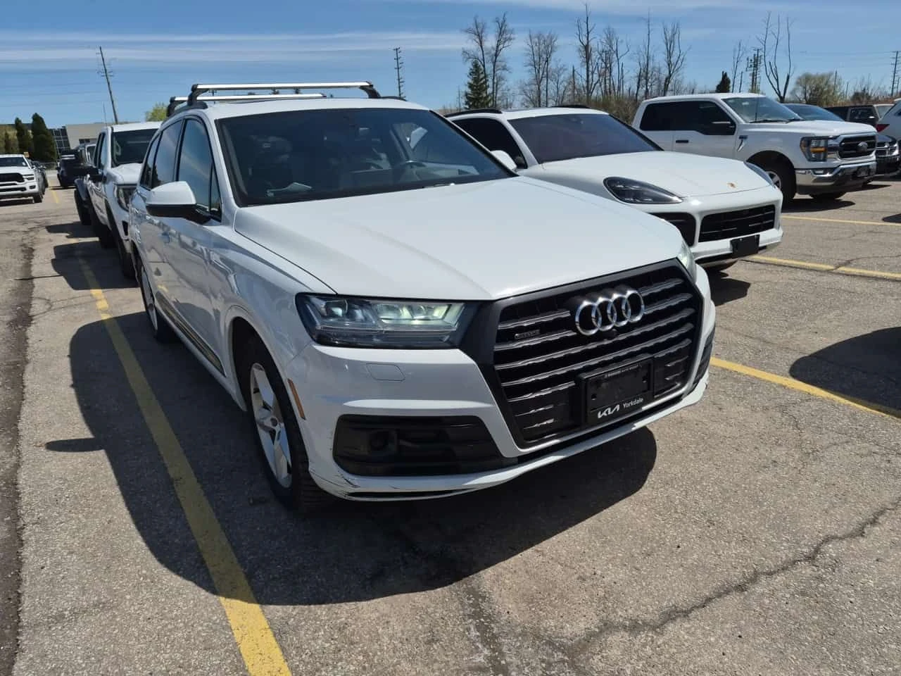 Audi Q7 TECHNIK/ДИСТРОНИК/ОБДУХ/2 КЛ/+ ГУМИ/HEAD UP/МАТРИК, снимка 2 - Автомобили и джипове - 54335782