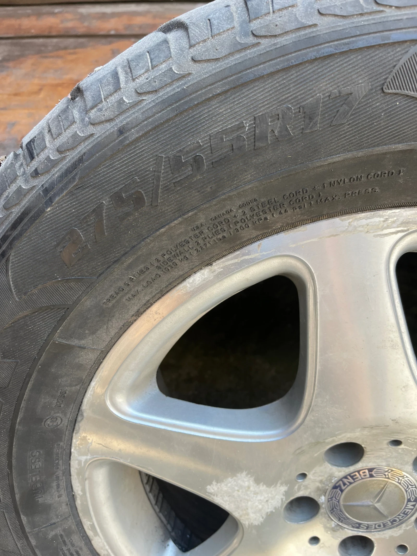 Гуми с джанти Goodyear 275/55R17, снимка 4 - Гуми и джанти - 53868218