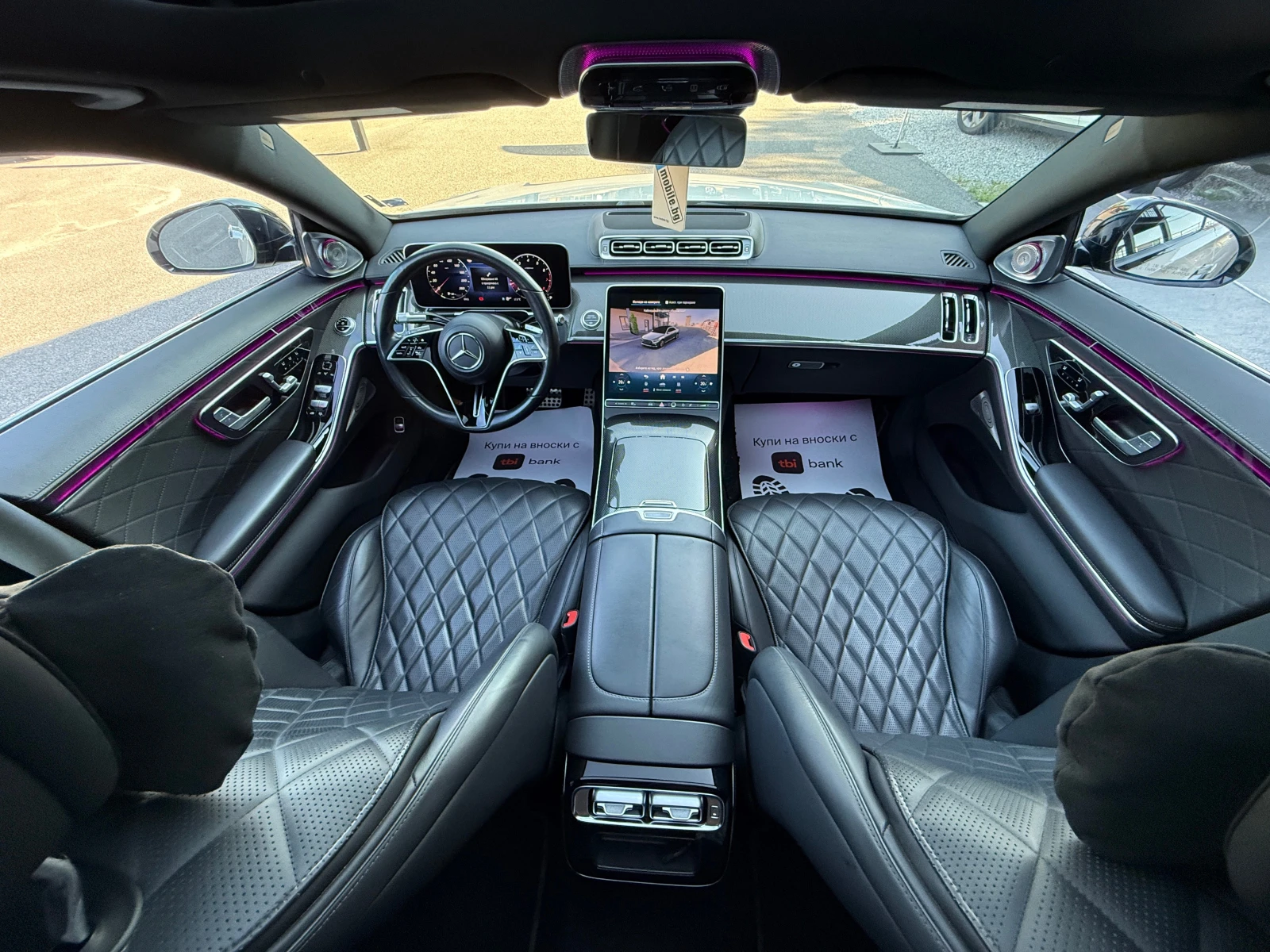 Mercedes-Benz S 500 * 4MATIC* BRABUS* LONG* 360* BURMESTER, снимка 8 - Автомобили и джипове - 54829783